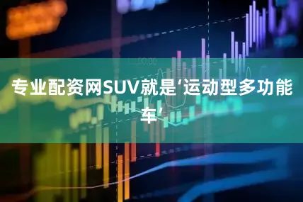 专业配资网SUV就是‘运动型多功能车’